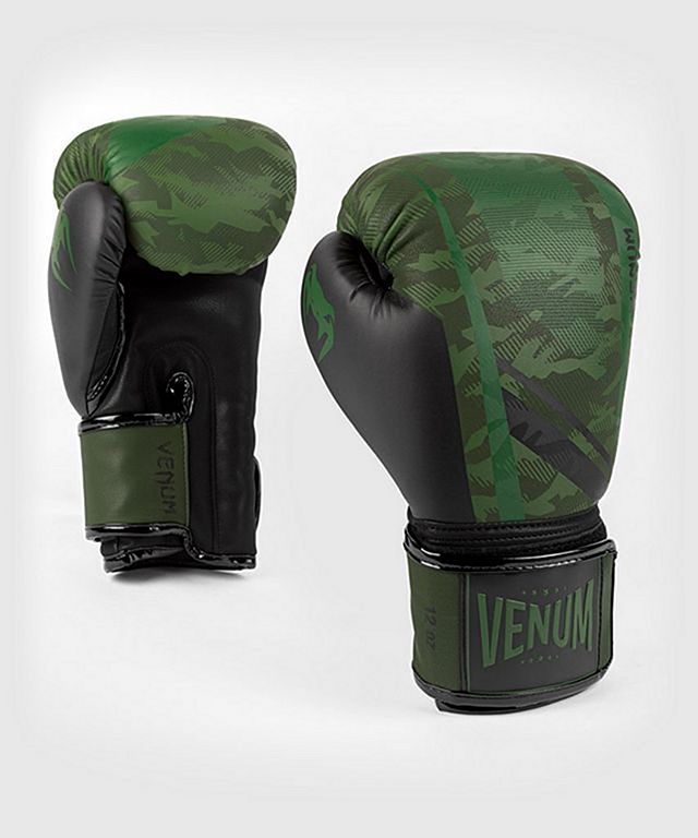 Venum Trooper Boxing Gloves Green-Black