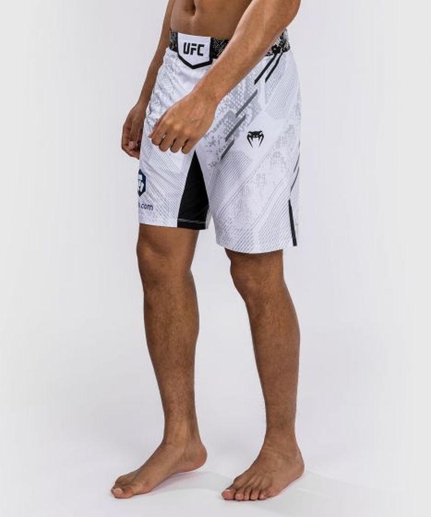 Venum Adrenaline Authentic Fight Night Long Fit MMA Fight Shorts White