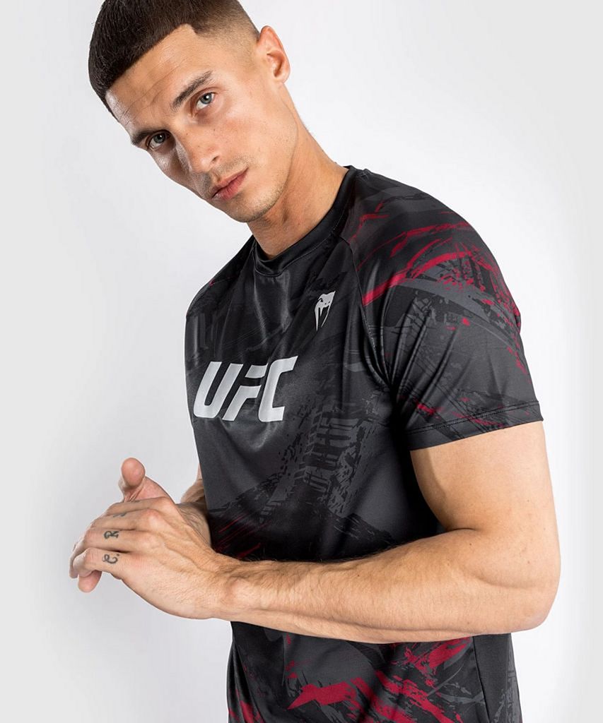 Venum UFC Authentic Fight Week 2.0 Men Performance Short Sleeve T-shirt Black