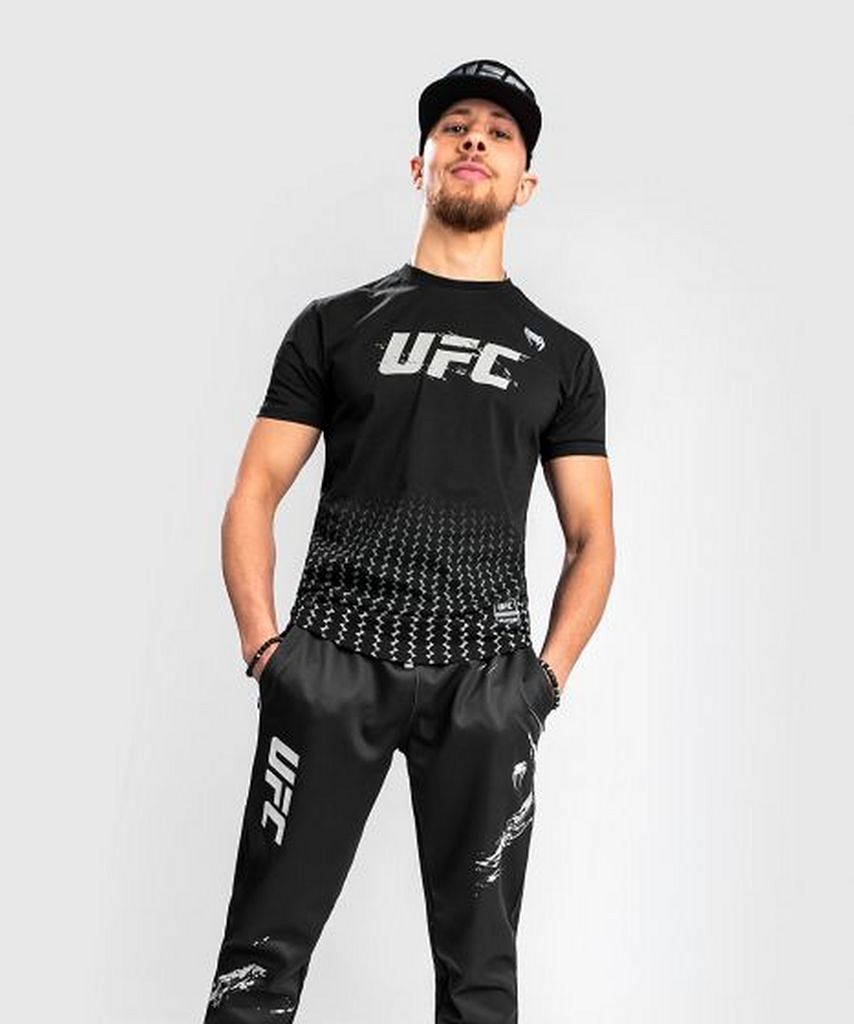 Venum UFC Authentic Fight Week 2.0 T Shirt Short Sleeves Black-White