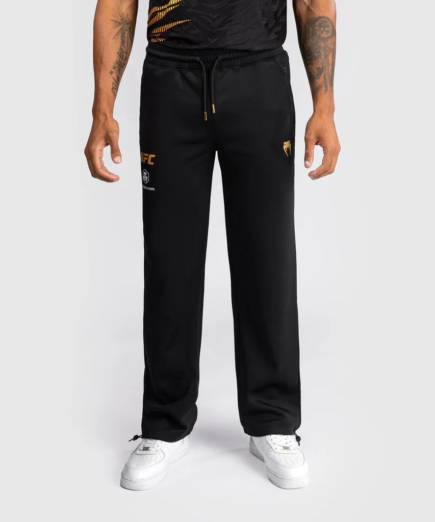 Venum UFC Fight Night Mens Straight Leg Walkout Pant Champion Black