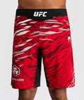 Venum UFC Fusion Authentic Fight Night Long Fit MMA Fight Shorts Red