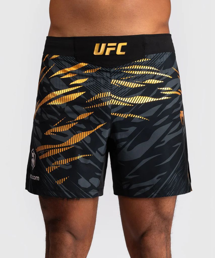 Venum UFC Fusion Authentic Fight Night Short Fit MMA Fight Shorts Black-Gold