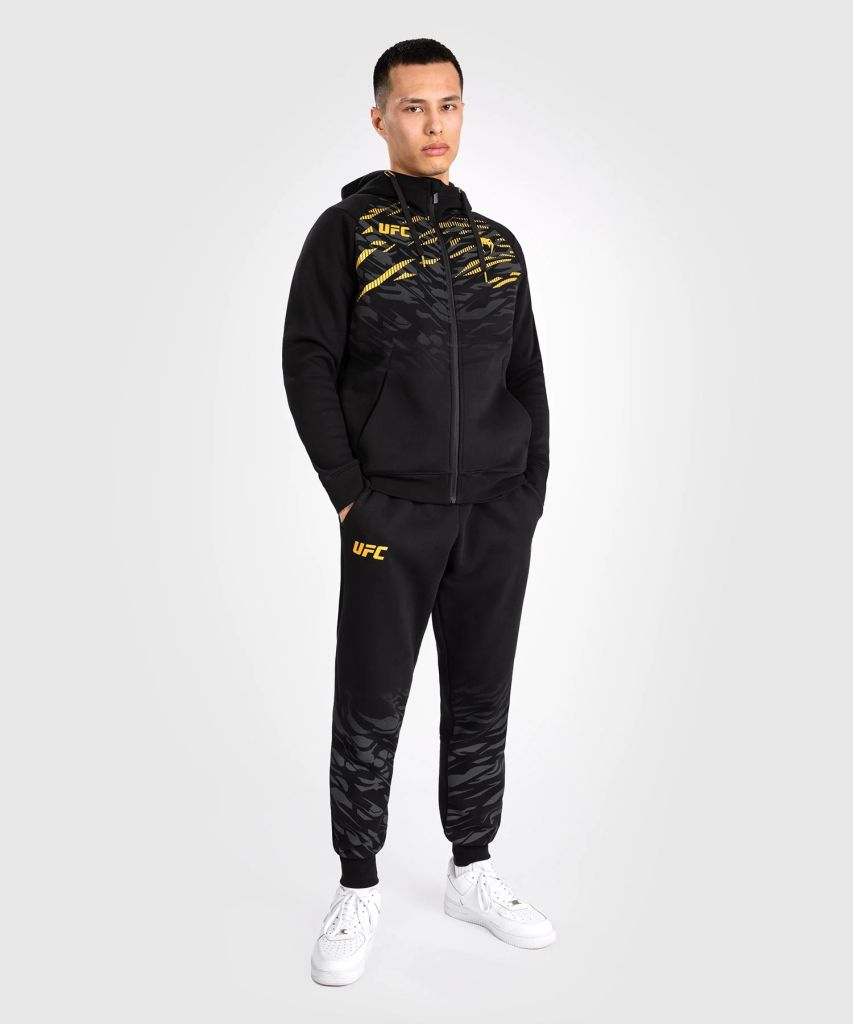Venum UFC Fusion Mens Replica Zip Hoodie Black-Gold