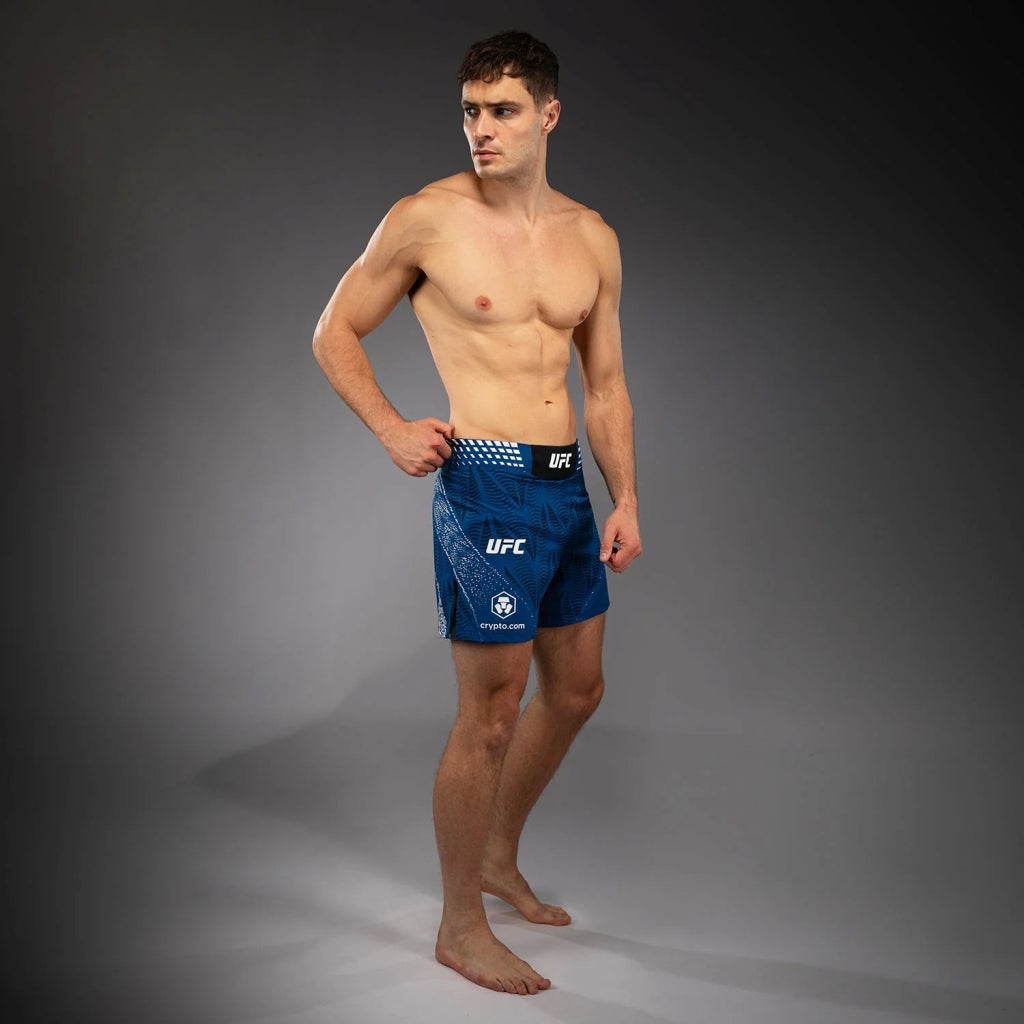 Venum UFC Zenith Authentic Fight Night Short Fit MMA Fight Shorts Blue