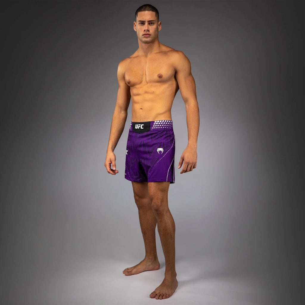 Venum UFC Zenith Authentic Fight Night Short Fit MMA Fight Shorts Purple