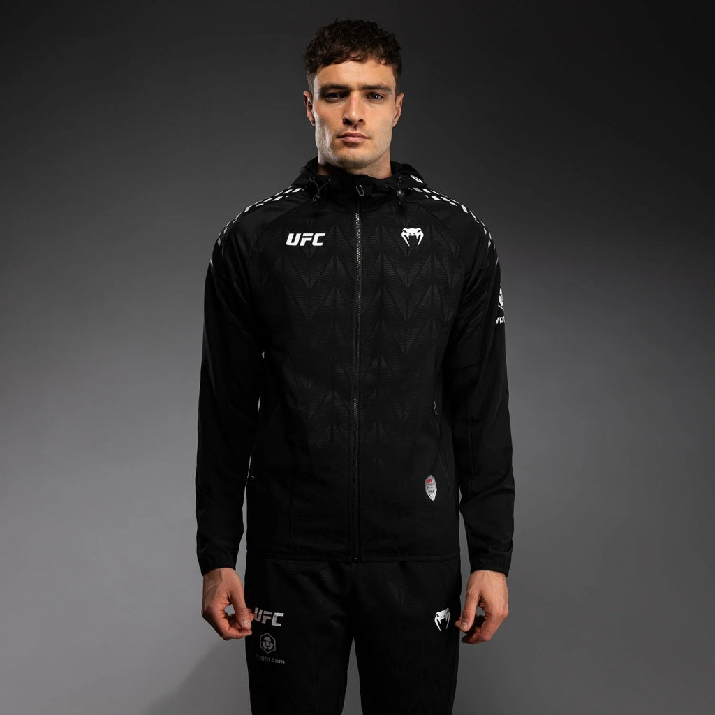 Venum UFC Zenith Authentic Fight Night Walkout Hoodie Black-White