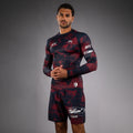 Venum UFC Zenith Authentic Fight Week Performance LS Rashguard Red-Black