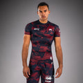 Venum UFC Zenith Authentic Fight Week Performance SS Rashguard Red-Black