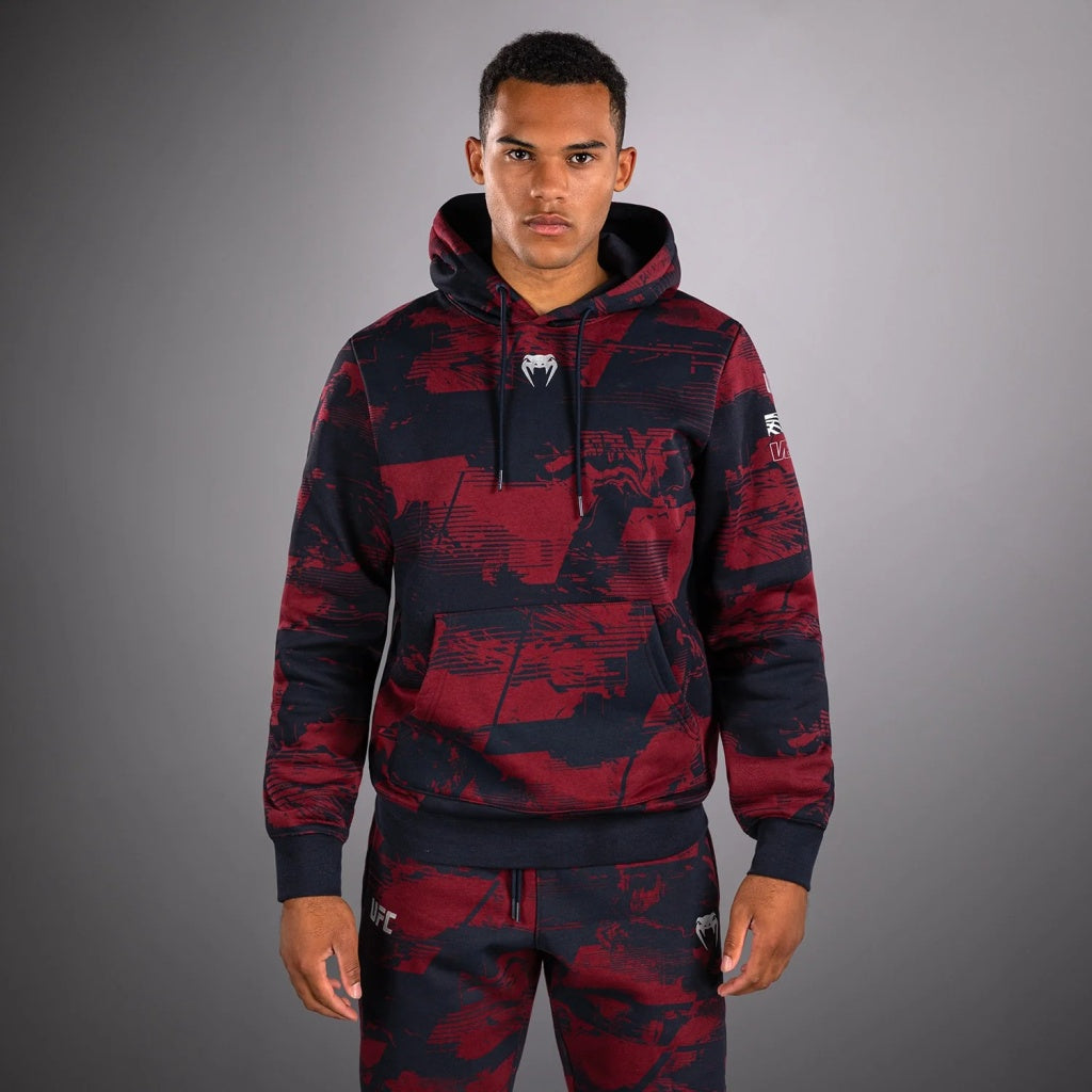 Venum UFC Zenith Authentic Fight Week Pullover Hoodie Red-Black
