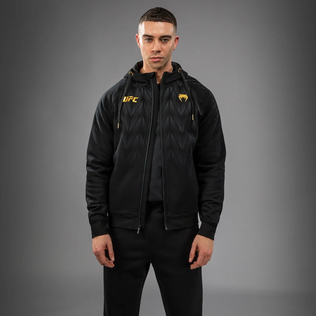 Venum UFC Zenith Replica Zip Hoodie Black-Gold
