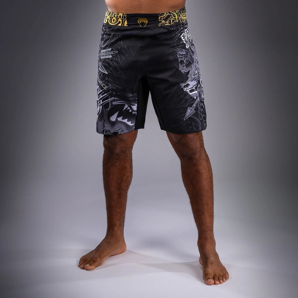 Venum Wolf Atak MMA Fight Shorts Black-Red