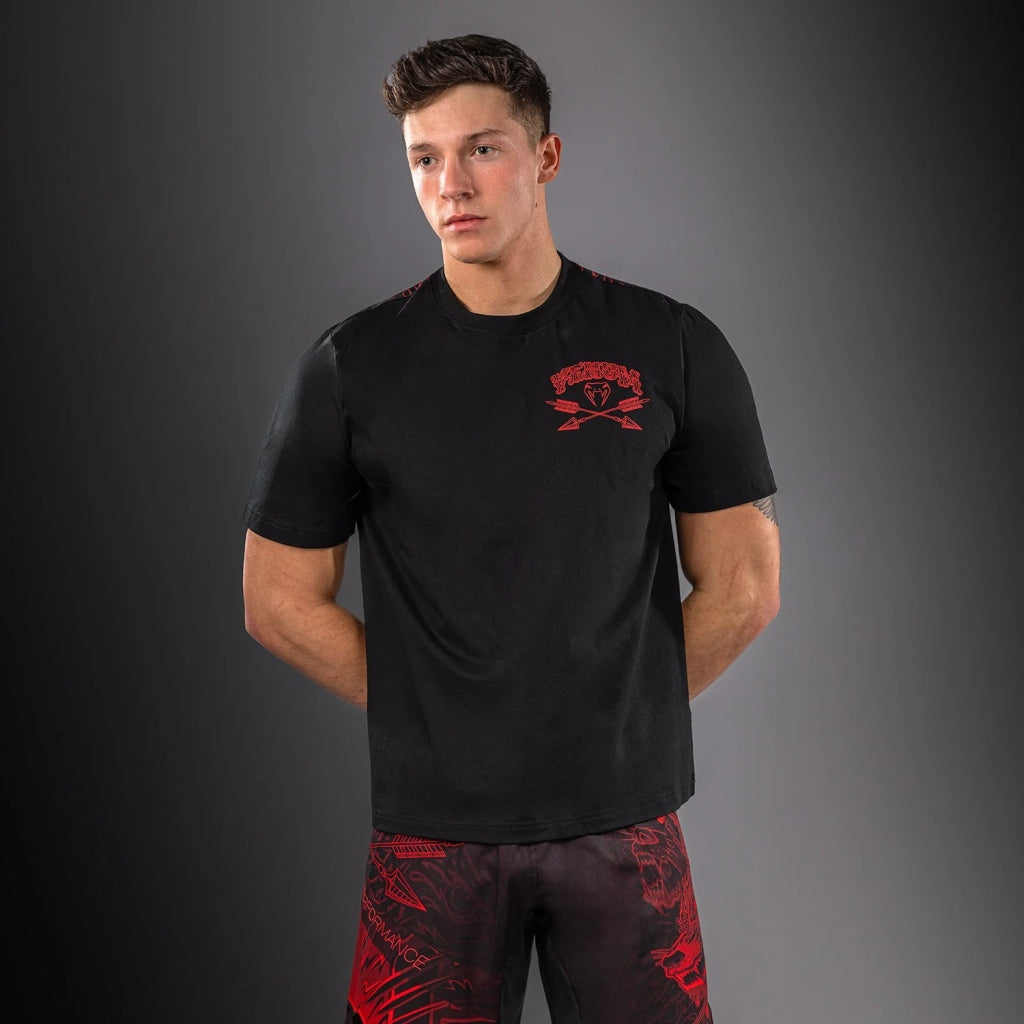 Venum Wolf Atak T-Shirt Black-Red