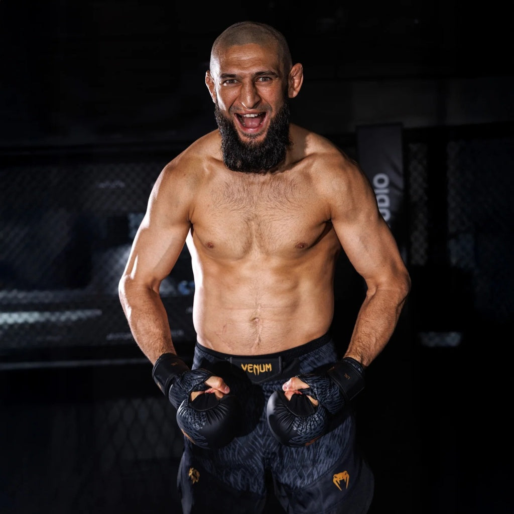 Venum X Chimaev MMA Fight Shorts Black-Grey