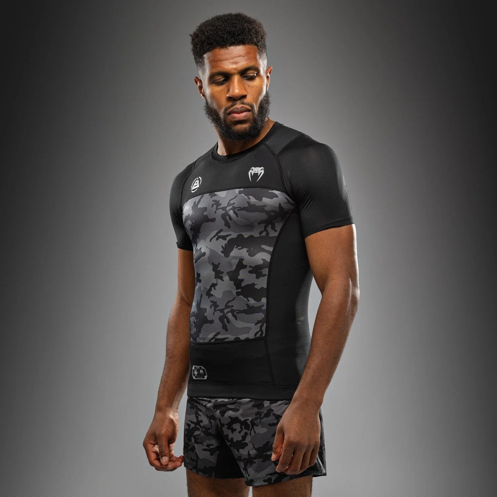 Venum X Polaris SS Rashguard Black-Camo