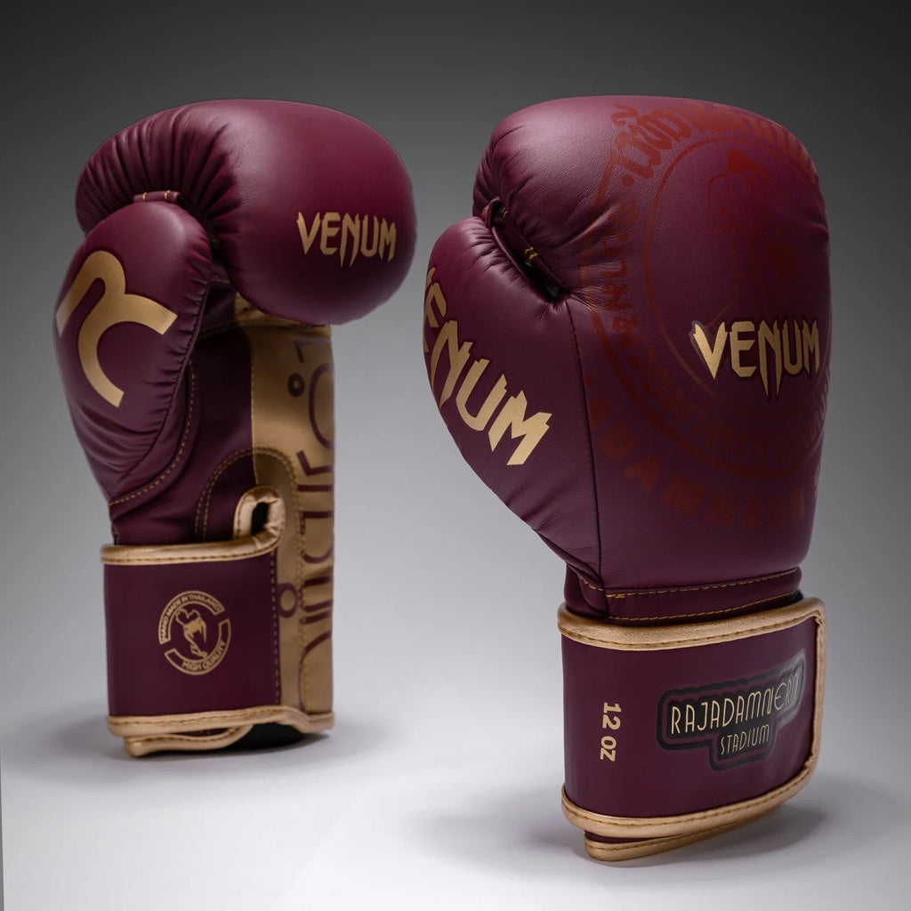 Venum X Rajadamnern Boxing Gloves Red-Gold
