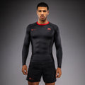 Venum X Roger Gracie Signature LS Rashguard Black-Red
