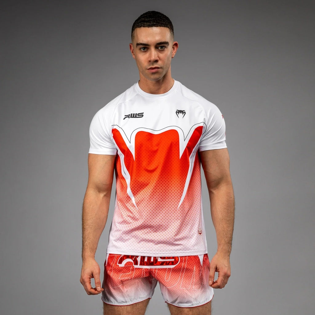 Venum X RWS 2.0 Dry-Tech T-shirt White-Red