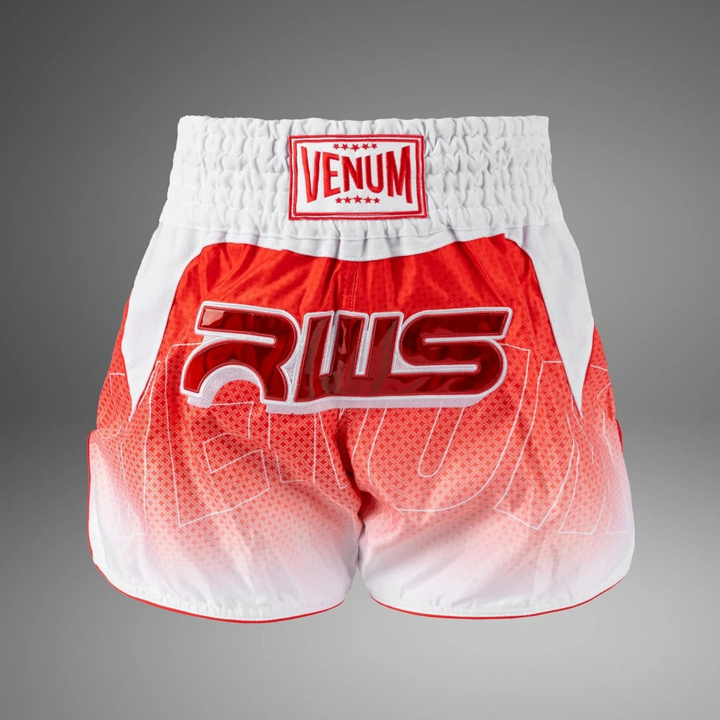 Venum X RWS 2.0 Muay Thai Shorts White-Red