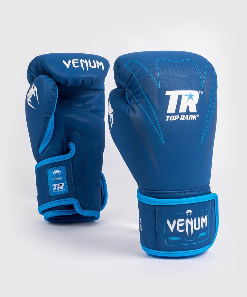 Venum X Top Rank Original Impact Boxing Gloves Navy Blue