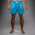 Venum X WOW FC MMA Fight Shorts Light Blue-White