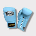 Wai Kru Laces BGLU-5 Boxing Gloves Light Blue