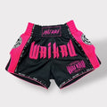 Wai Kru MT-22 Muay Thai Shorts Muay Thai Shorts Black-Pink