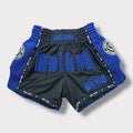 Wai Kru MT-24 Muay Thai Shorts Muay Thai Shorts Black-Blue