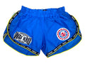Wai Kru Running HB-52 Muay Thai Shorts Blue