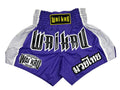 Wai Kru CH-5 Muay Thai Shorts Purple-White