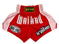 Wai Kru CH-1 Muay Thai Shorts Red-White