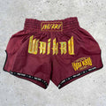 Wai Kru MT-1 Muay Thai Shorts Red-Yellow