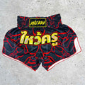 Wai Kru SUB-2 Muay Thai Shorts Black-Red