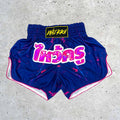 Wai Kru SUB-8 Muay Thai Shorts Blue-Pink