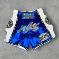 Wai Kru SUB-12 Muay Thai Shorts Blue-White
