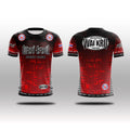 Wai Kru Muay Thai T-Shirt THS-15 Red-Black