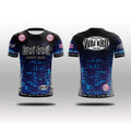 Wai Kru Muay Thai T-Shirt THS-16 Blue-Black